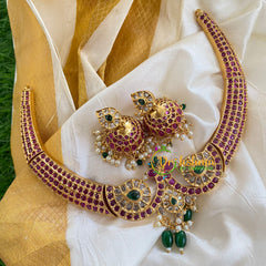 Exquisite AD stone Royal Hasli-Red Green-G5662