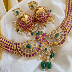 Exquisite AD stone Royal Hasli-Red Green-G5662