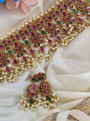 Premium Precious Kemp High Neck Choker -G2851