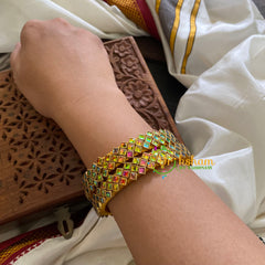 Kada Kundan Bangle-3 Layer Unicorn-G3670