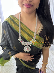 Bridal American Diamond Haram-Red-G6933