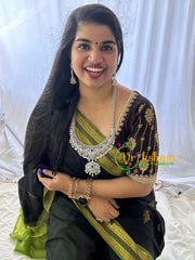 Bridal American Diamond Haram-Green-G6892