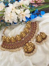 Paisley Pattern Pearl Temple Choker -G2854