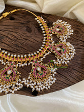 Precious Jadau Kundan Guttapusalu Neckpiece -J1099