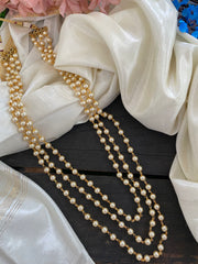Layered Pearl Maala Neckpiece-G2837