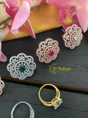 AD Stone Designer Finger Ring-G5674