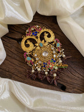 Precious Jadau Kundan Pendant -Beads -J1708