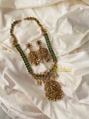 Traditional Green Lakshmi Haaram-G8756