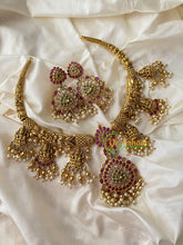 Premium Lakshmi Short Neckpiece -Temple Neckpiece -G8823