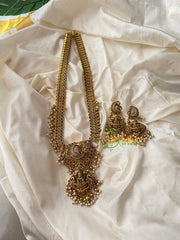 Traditional Lakshmi Haaram with jhumkas-G8758