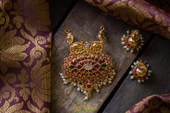 Precious Kemp Pendant and earings-G232