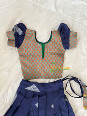 Blue Indian Traditional Girls Lehenga-VS1802