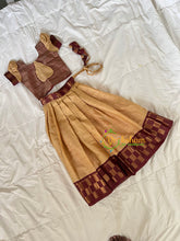 Sandal with Maroon Indian Traditional Girls Lehenga-VS1814