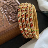 Single Line Kundan Bangle-Dice and Slice-G3614