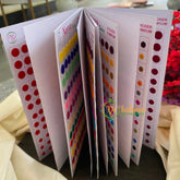 Plain Color Sticker Bindi Book-Navya-B011
