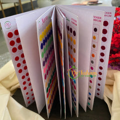 Plain Color Sticker Bindi Book-Navya-B011