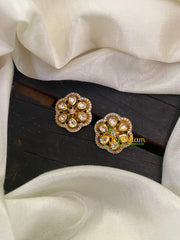 Kundan and American Diamond Stud -G6677