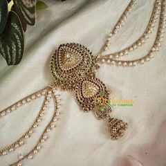 Premium Jada Bun Billai with Maatil -Bridal Bun Jhumka Jada Billai -G9751