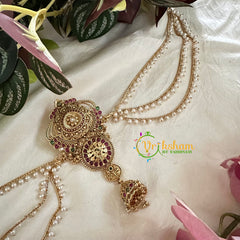 Premium Jada Bun Billai with Maatil -Bridal Bun Jhumka Jada Billai -G9752