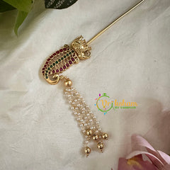Premium Jada Bun Pin Stick -Paisley Elephant-G9768