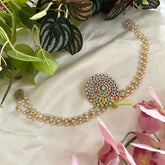 White Stone Jada Bun Billai with Maatil -Bridal Bun Jada Billai -G9774