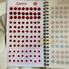 Color Sticker Bindi Book- Half and half -B03