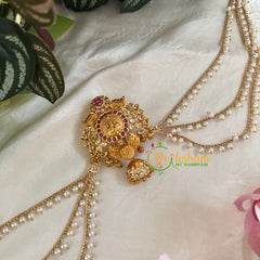 Temple Jada Bun Billai with Maatil -Bridal Bun Jhumka Jada Billai -G9753