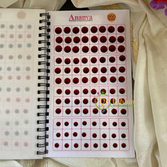 Color Sticker Bindi Book- Half and half -B03