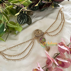 Premium Jada Bun Billai with Maatil -Bridal Bun Jhumka Jada Billai -G9754