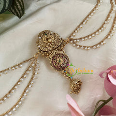 Premium Jada Bun Billai with Maatil -Bridal Bun Jhumka Jada Billai -G9754