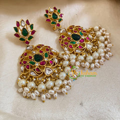 Precious Jadau Kundan Earrings -J1070