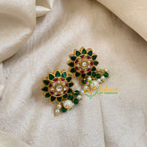 Jadau Kundan Floral Studs-J1075