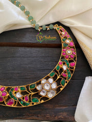 Precious Jadau Kundan Pendant Malai-Arch Pendant-J187