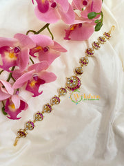 Precious Jadau Kundan Bridal Sheeshphool-Green White-J501