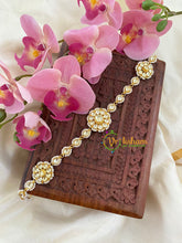 Precious Jadau Kundan Bridal Sheeshphool-White-J503