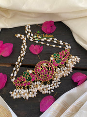 Jadau Kundan Guttapusalu High neck Choker-J212