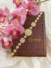 Precious Jadau Kundan Bridal Sheeshphool-Green White-J510