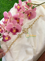 Precious Jadau Kundan Bridal Sheeshphool-Green White-J510