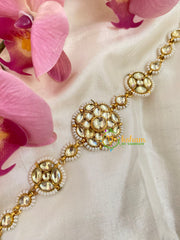 Precious Jadau Kundan Bridal Sheeshphool-Green White-J510