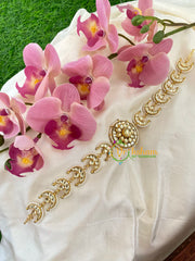 Precious Jadau Kundan Sheeshphool-Floral Chandh-J511