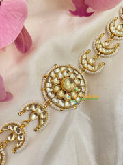 Precious Jadau Kundan Sheeshphool-Floral Chandh-J511