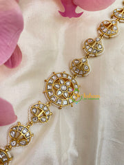 Precious Jadau Kundan Sheeshphool-Green White-J512