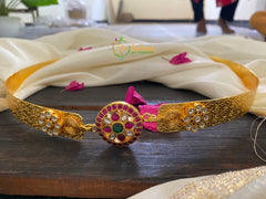 Precious Jadau Kundan Plain Hipbelt -Floral-Adult's-J210