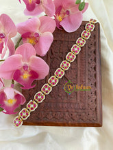 Precious Jadau Kundan Sheeshphool-White Pink-J516