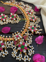 Royal Jadau Kundan Guttapusalu Neckpiece-J201