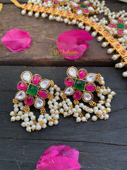 Royal Jadau Kundan Guttapusalu Neckpiece-J201