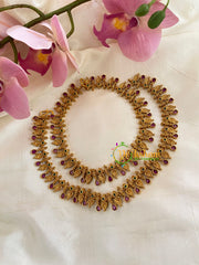 Premium AD Stone Bridal Anklets-G5697