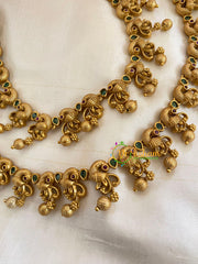 Premium AD Stone Peacock Bridal Anklets-G5702