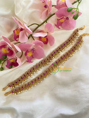 Premium AD Stone Bridal Anklets-G5699