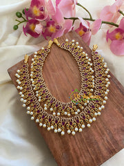 Premium AD Stone Bridal Anklets-G5699